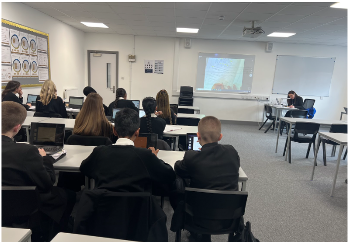 Students partaking in a workshop