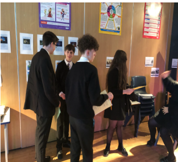 Students partaking in a workshop