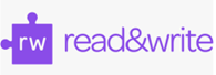 The "read&write" logo with a purple puzzle piece.