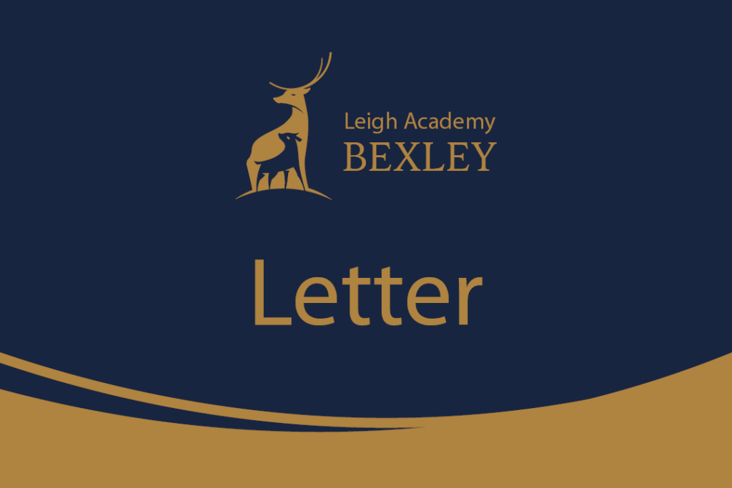 View Leigh Academy Bexley latest letter